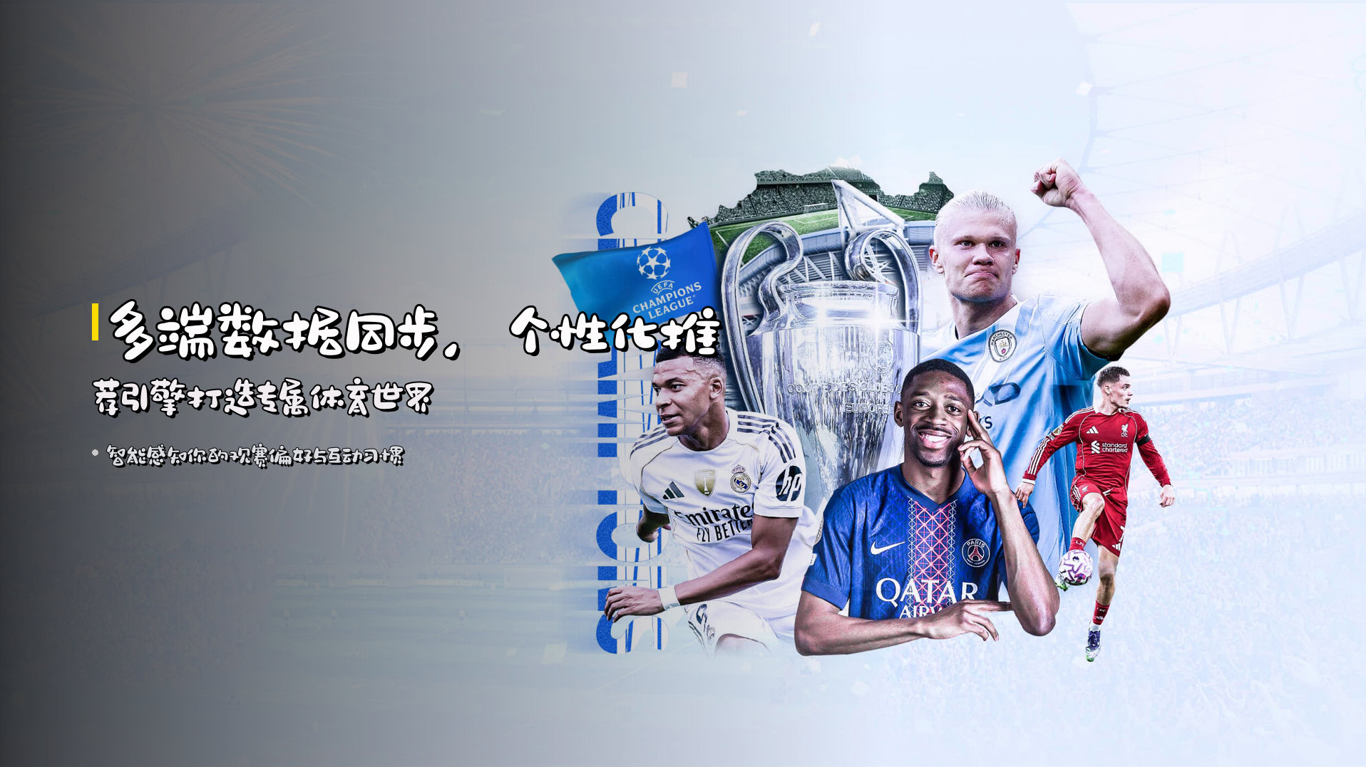 多端数据同步，<strong>个性化推荐引擎</strong>打造专属体育世界